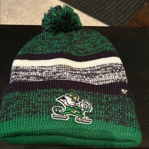 Notre Dame knit hat